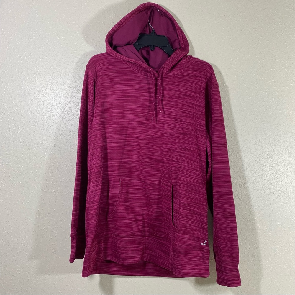 BCG Hoodie Unisex X-Large Athletic Sweatshirt Pink Insulated Kangaroo Pockets